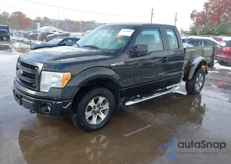 2014 Ford F-150 Stx из США, поврежденный, VIN 1FTEX1EM4EFD02351